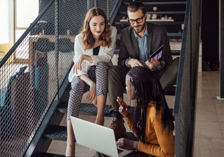 Two People Connecting With A Nonprofit Network